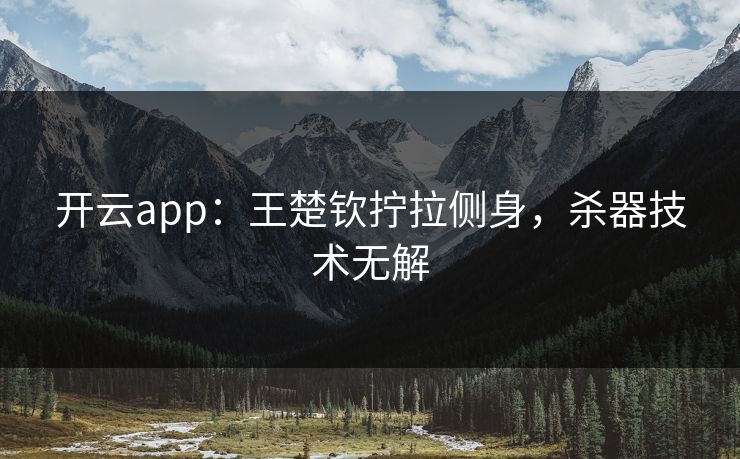 开云app：王楚钦拧拉侧身，杀器技术无解